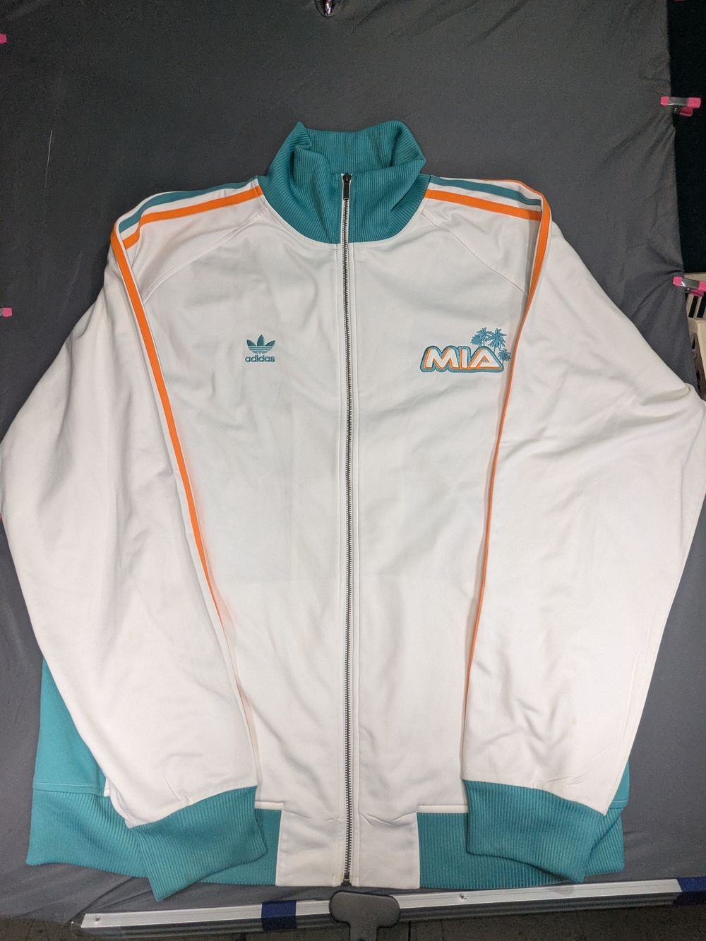 Very Rare Adidas Originals Miami City Series Jacket Firebird Track Top Mens 3XL - Picture 2 of 11